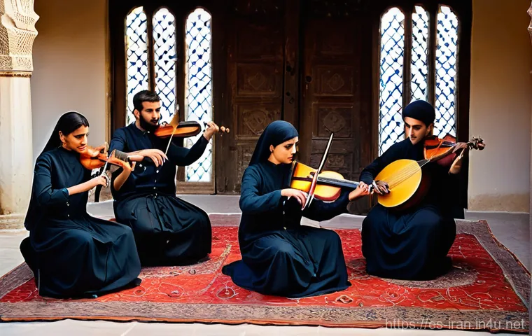 이란의 주요 민족과 문화 - **Iranian Artisans Crafting Traditional Masterpieces**
    A dynamic and detailed scene inside a sun...